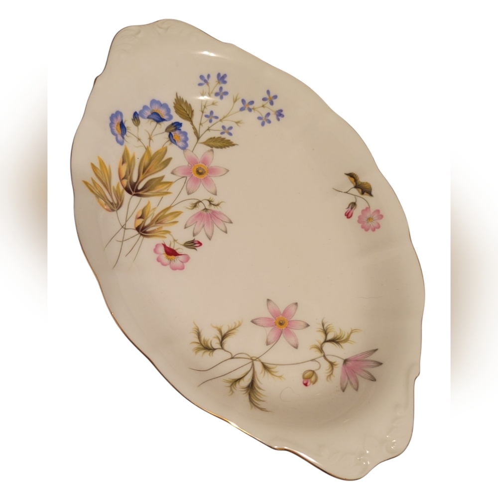 VINTAGE RICHMOND"WILD ANEMONE" ENGLISH BONE CHINA DISH